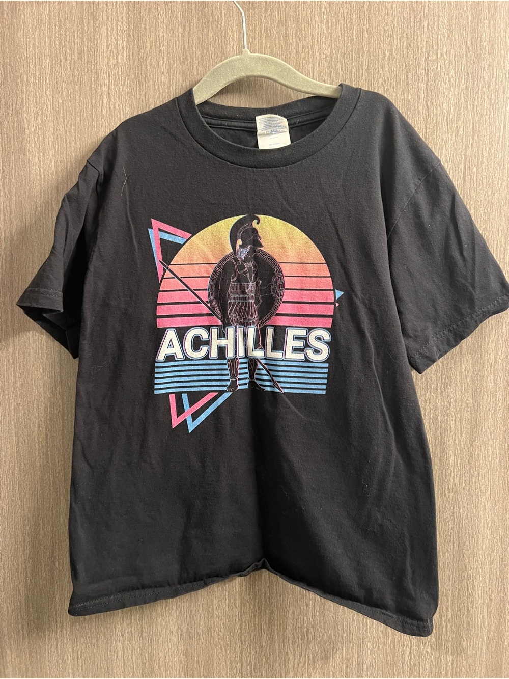 Achilles Boys T Shirt Short Sleeve Size Medium
